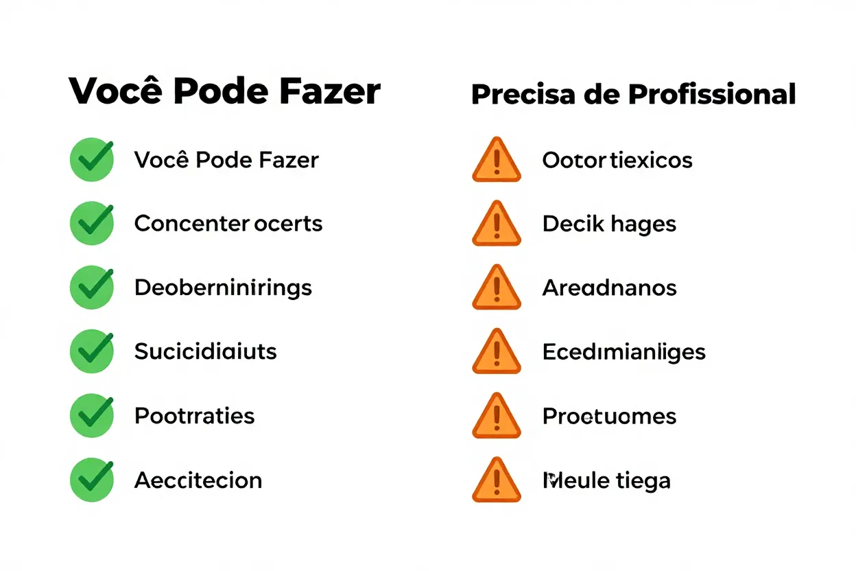 Checklist visual de quando contratar profissional para alterações em planta pronta