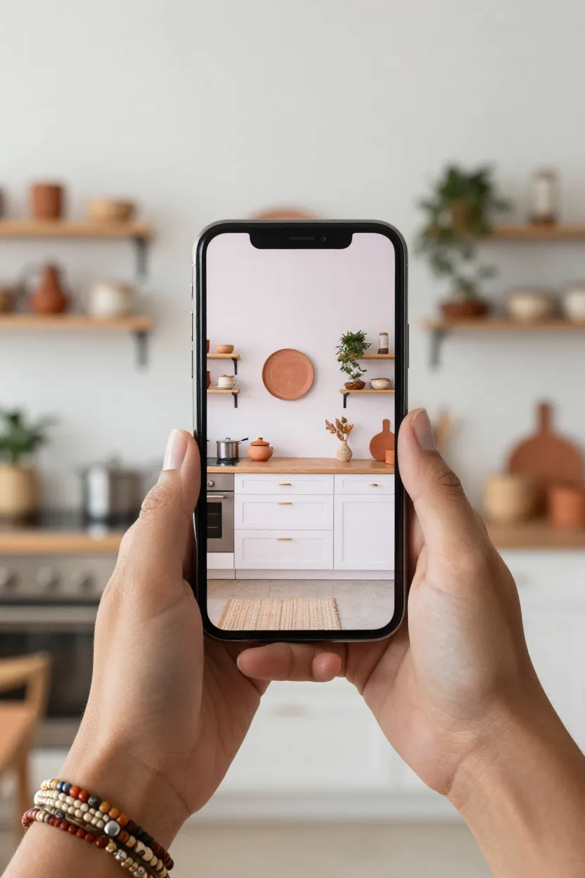 Cozinha Boho - Depois