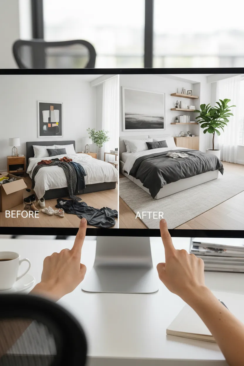 Criar Design de Quartos Online - Depois