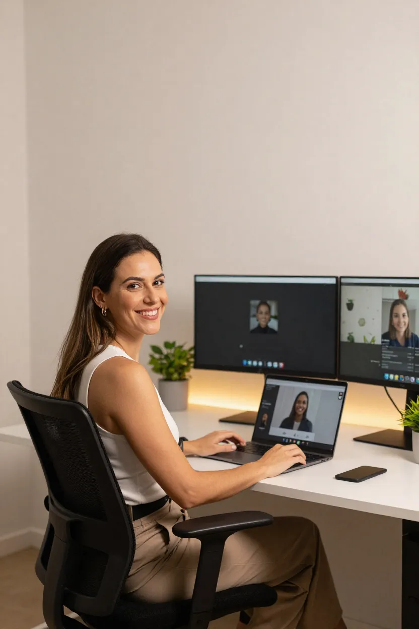 Decorar Ambiente Online: Escritório Casa - Depois