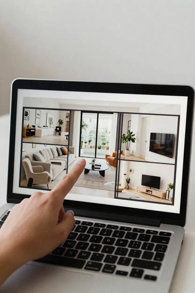 Decorar Sala Online: Sala Grande - Depois