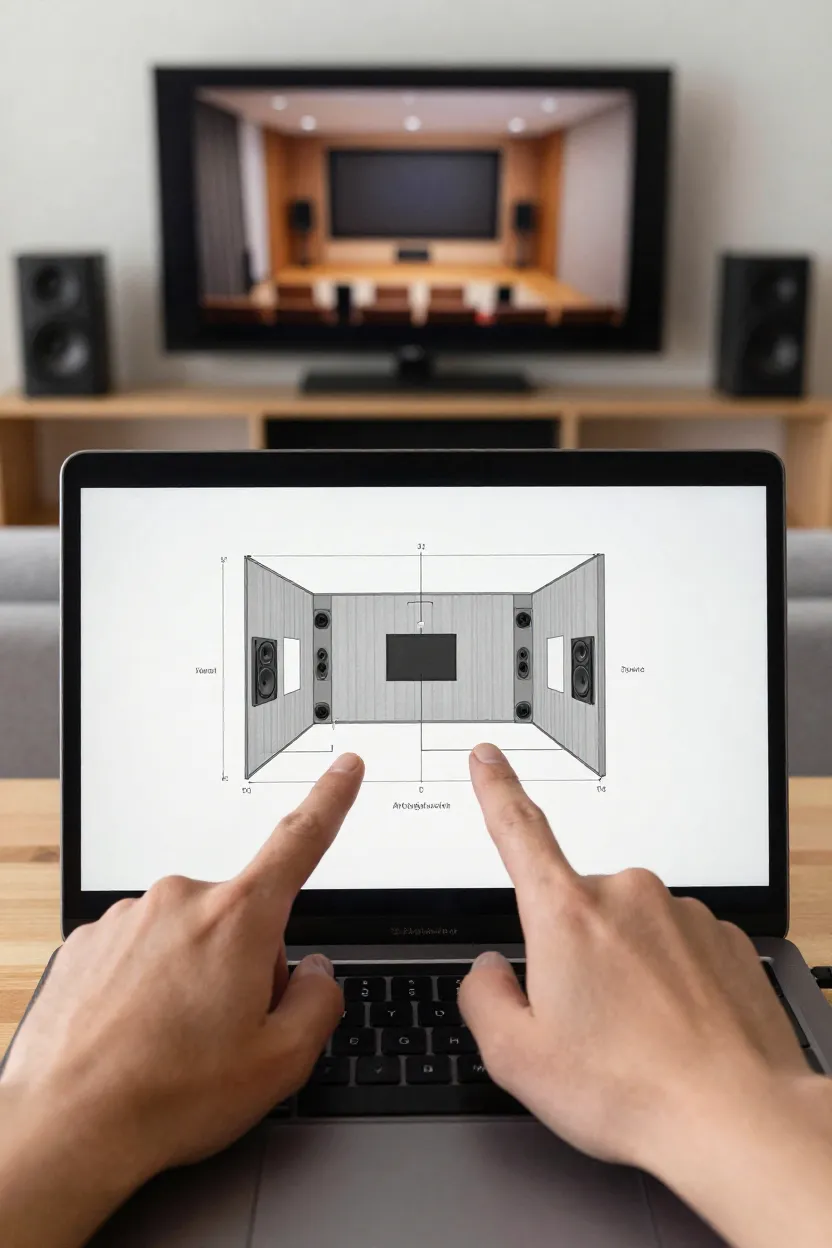 Montar Sala de Estar: Home Theater - Depois