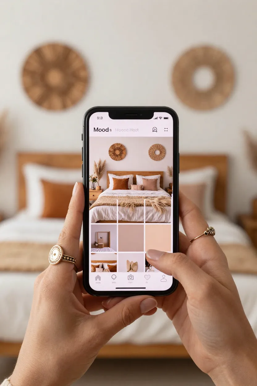 Quarto Boho Chic - Depois