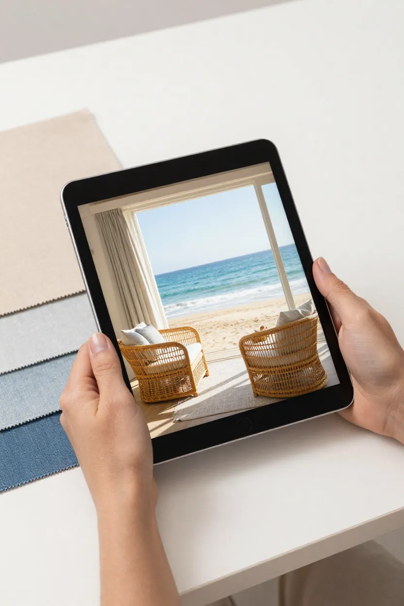 Simular Decoração: Casa de Praia - Depois