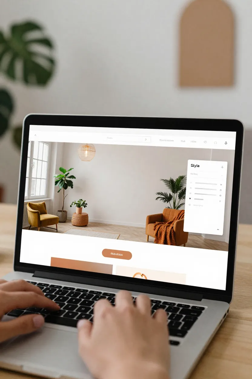 Site de Decoração de Interiores - Depois