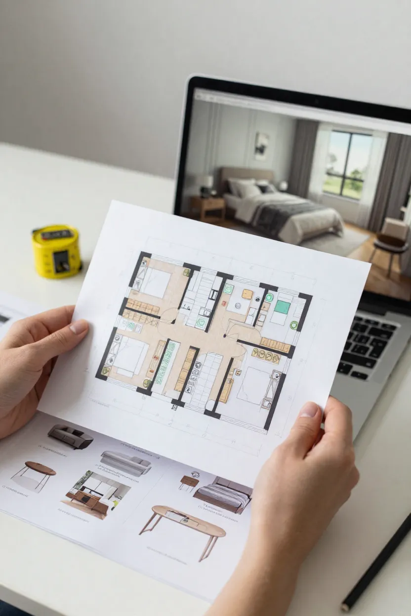 Site para Montar Quarto - Depois